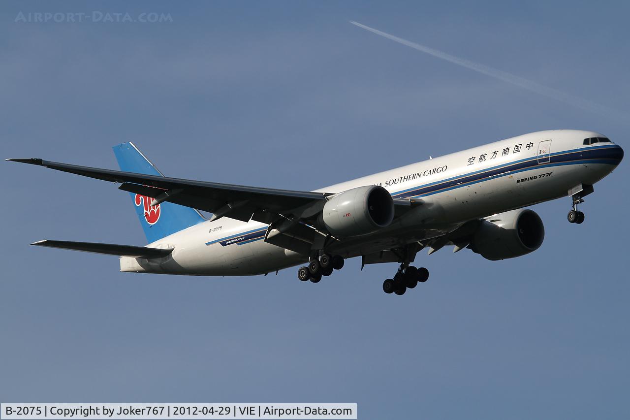 B-2075, 2009 Boeing 777-F1B C/N 37312, China Southern Cargo
