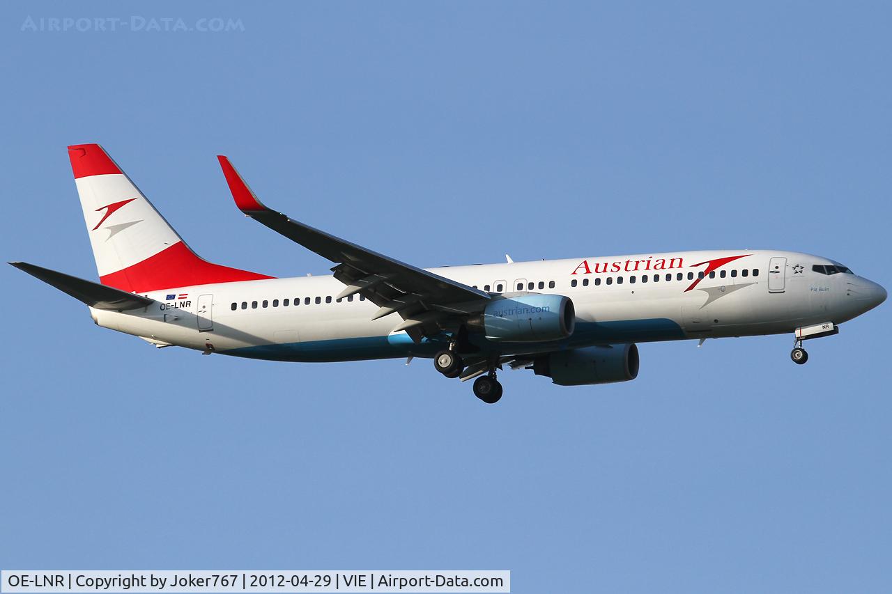 OE-LNR, 2005 Boeing 737-8Z9 C/N 33833, Austrian Airlines