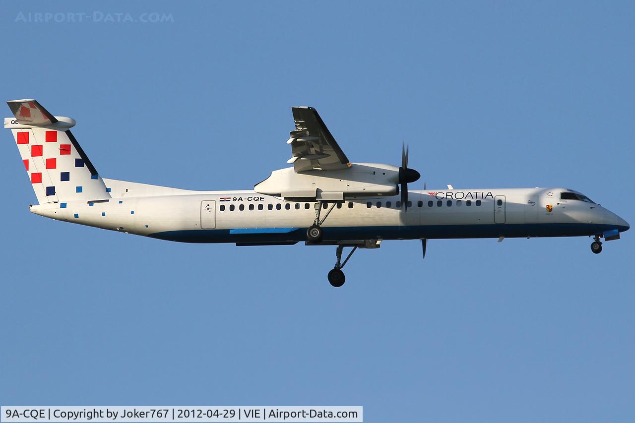 9A-CQE, 2010 De Havilland Canada DHC-8-402Q Dash 8 C/N 4300, Croatia Airlines