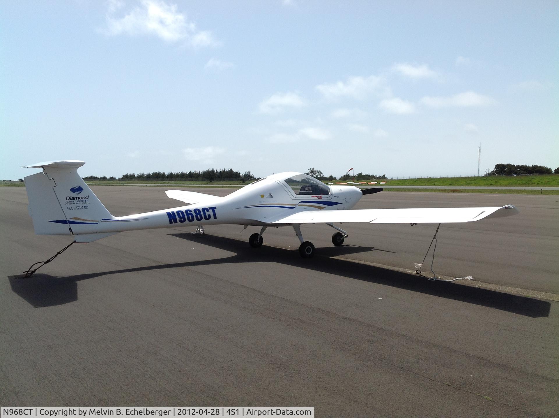 N968CT, 1999 Diamond DA-20C-1 Eclipse C/N C0068, This aircraft was in Gold Beach, OR. 97444, Saturday 4/28/2012