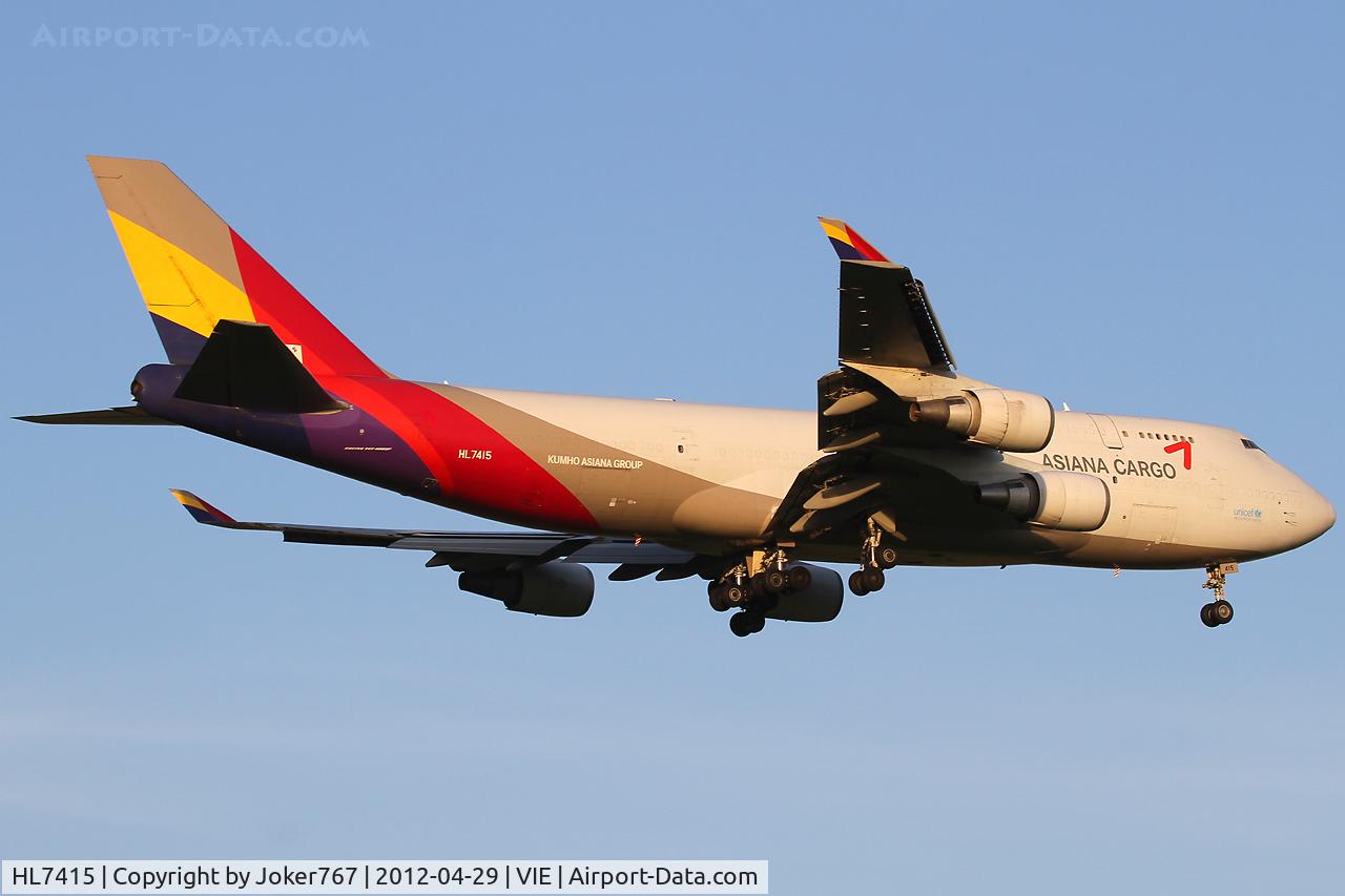 HL7415, 1993 Boeing 747-48EM(BDSF) C/N 25777, Asiana Cargo