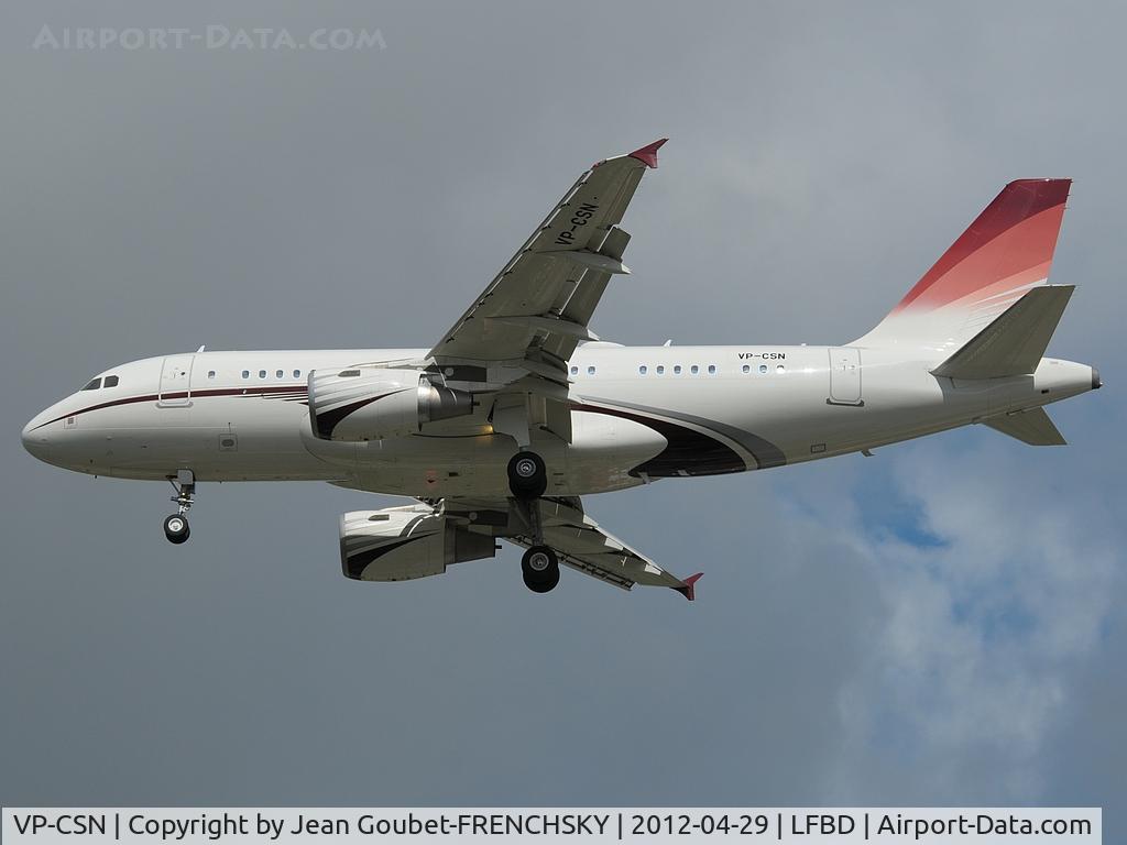 VP-CSN, 2007 Airbus A319-115CJ C/N 3356, VP-CSN
A319-115X/CJ
Comlux Bahrain 
cn:3356