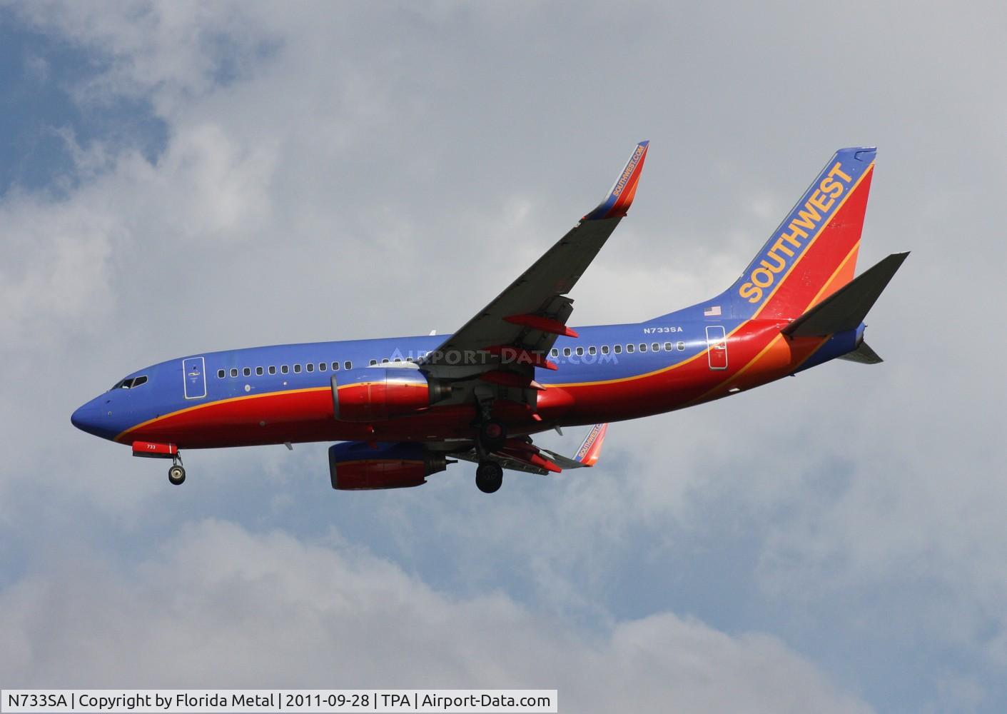 N733SA, 1999 Boeing 737-7H4 C/N 27865, Southwest 737