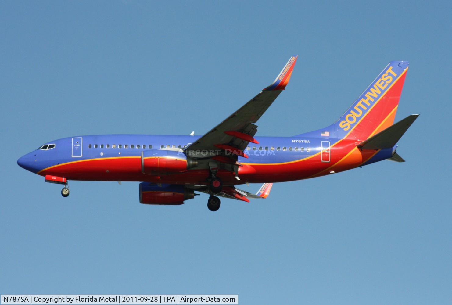 N787SA, 2000 Boeing 737-7H4 C/N 29812, Southwest 737