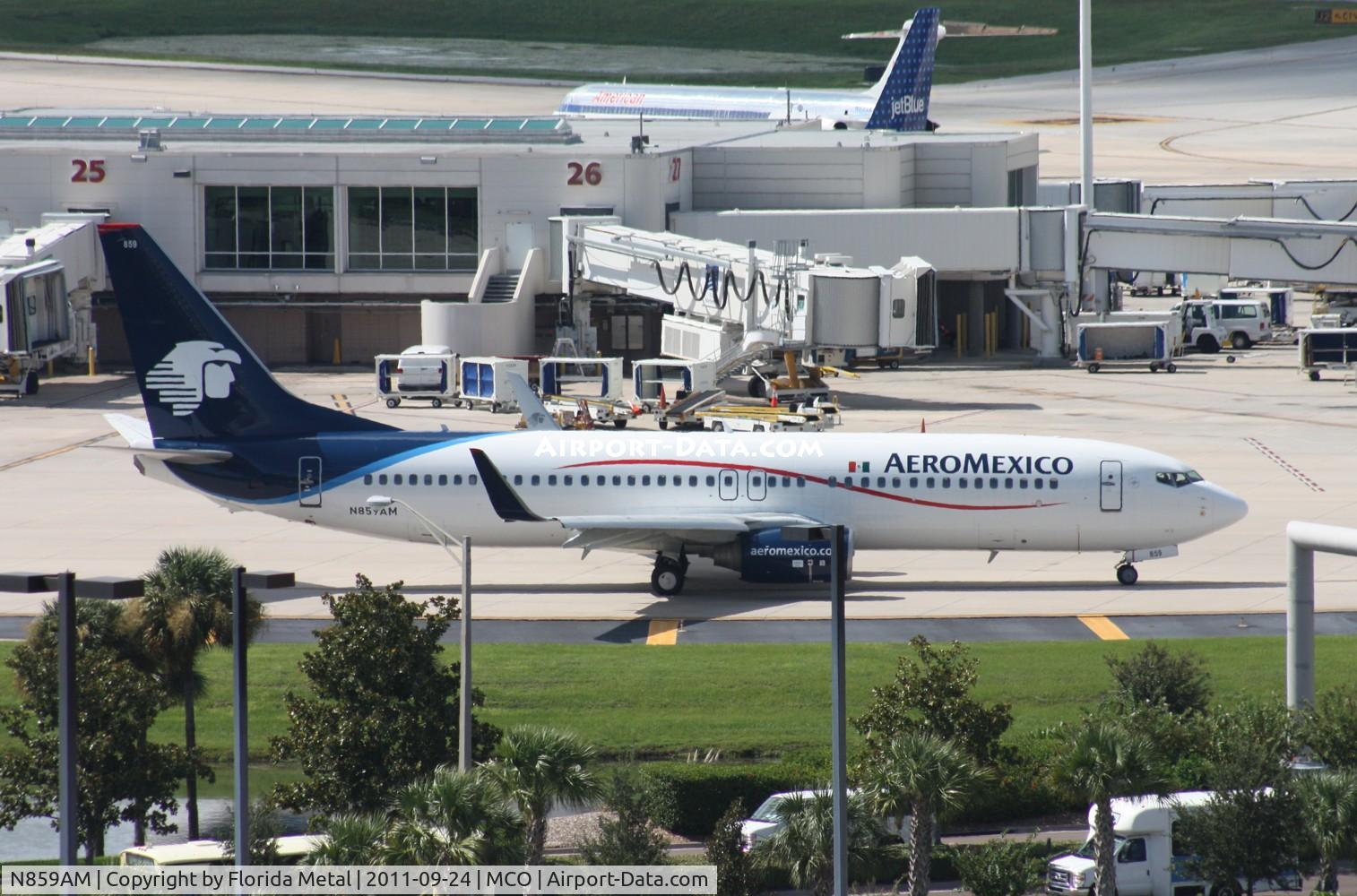 N859AM, 2003 Boeing 737-8Q8 C/N 32796, Aeromexico 737