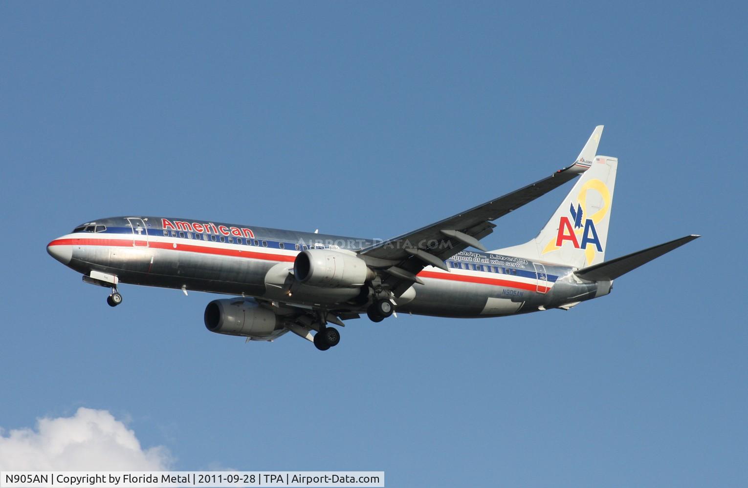N905AN, 1999 Boeing 737-823 C/N 29507, American 737