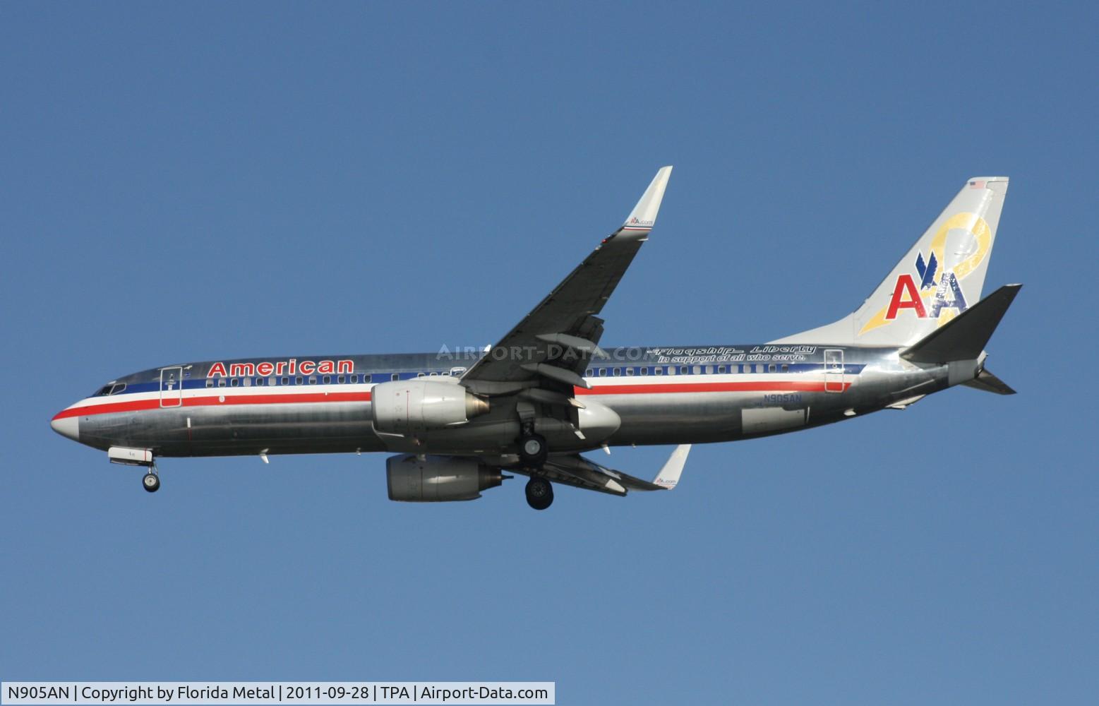 N905AN, 1999 Boeing 737-823 C/N 29507, American 737