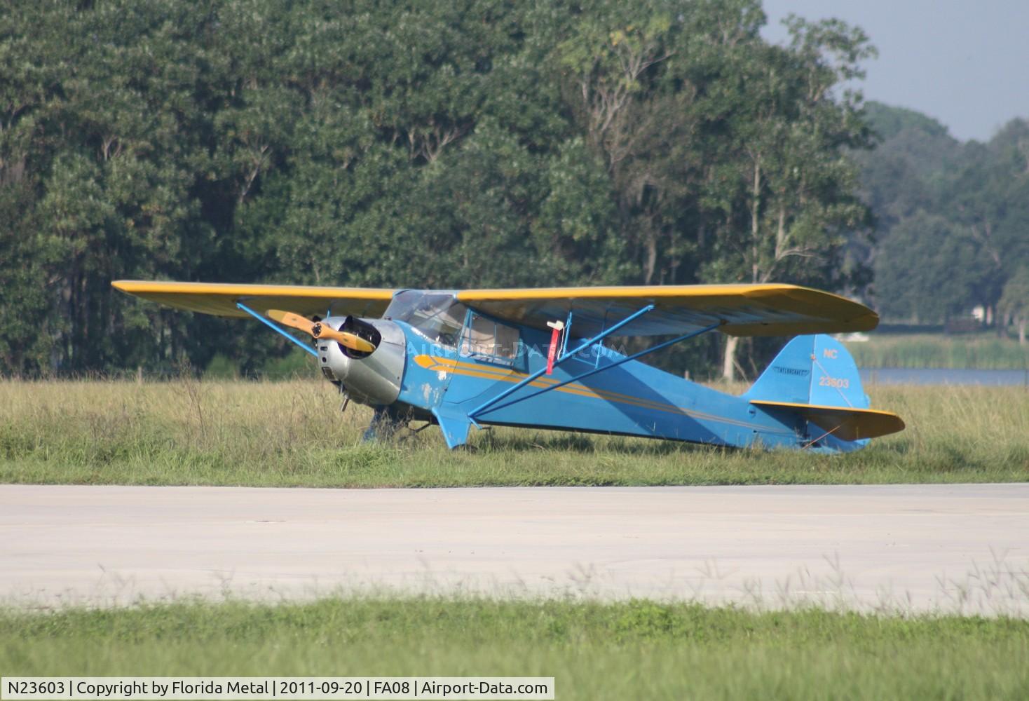 N23603, 1939 Taylorcraft BL-65 (L-2F) C/N 1327, Taylorcraft BL-65