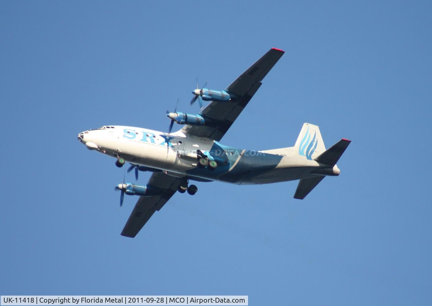 UK-11418, 1964 Antonov An-12B C/N 402504, Avia Leasing AN-12 very rare to see one of these in the U.S. or even western hemisphere outside of Cuba