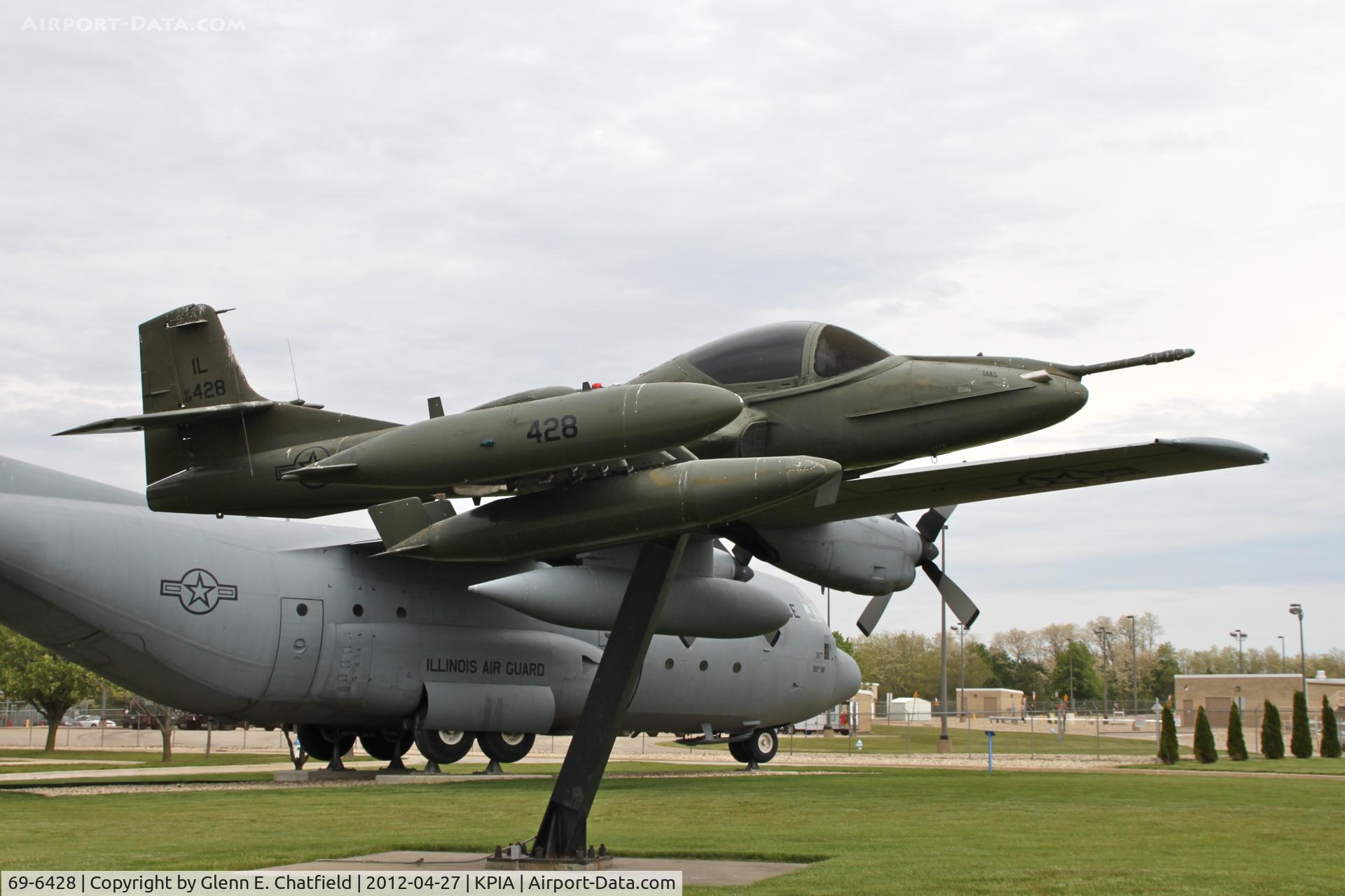 69-6428, 1969 Cessna OA-37B Dragonfly C/N 43273, At the Air National Guard air park