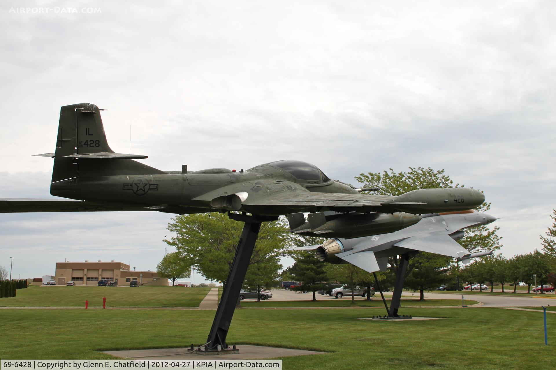 69-6428, 1969 Cessna OA-37B Dragonfly C/N 43273, At the Air National Guard air park