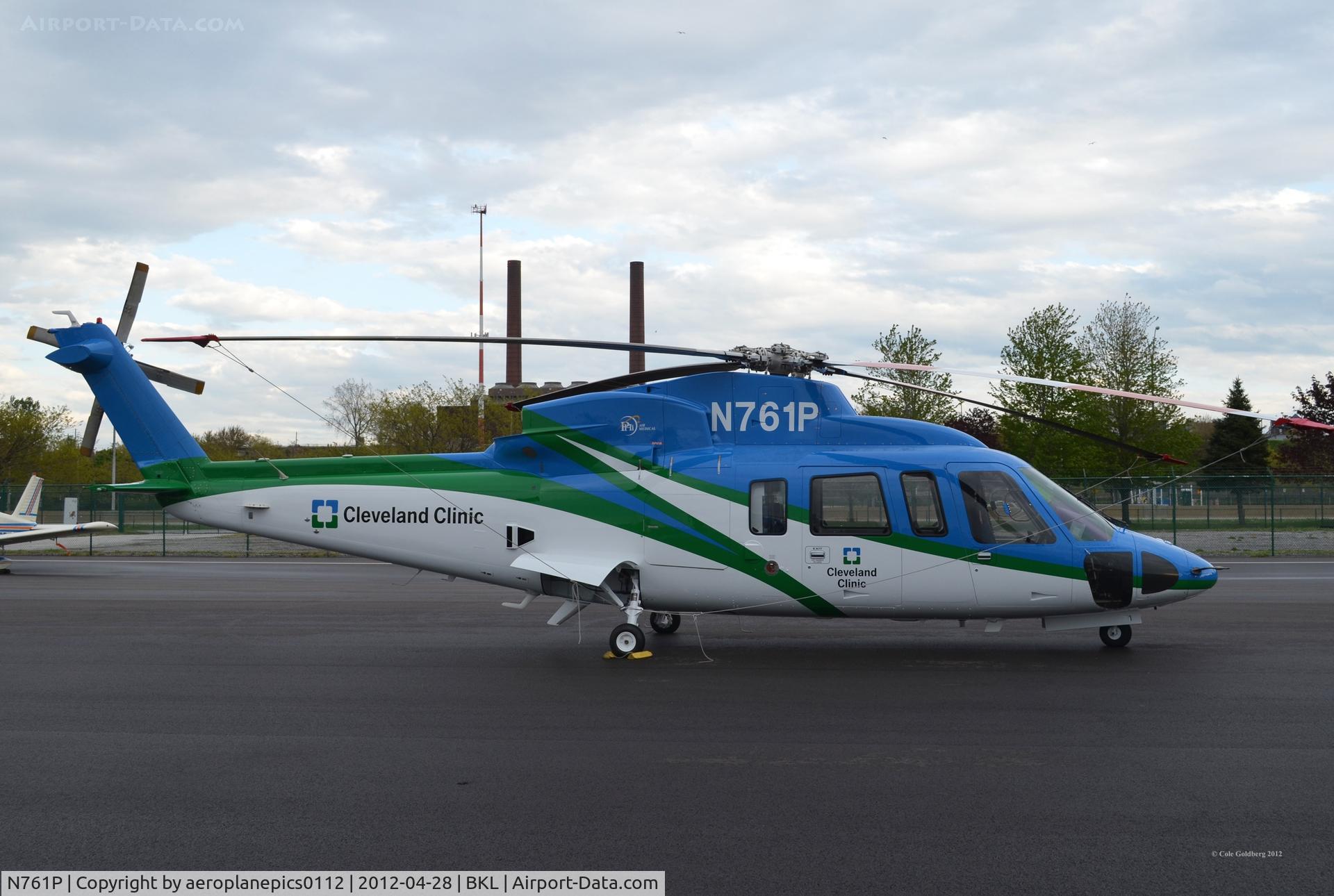 N761P, 2005 Sikorsky S-76C C/N 760588, N761P, seen in the Cleveland Clinic's new Lifeflight colors.