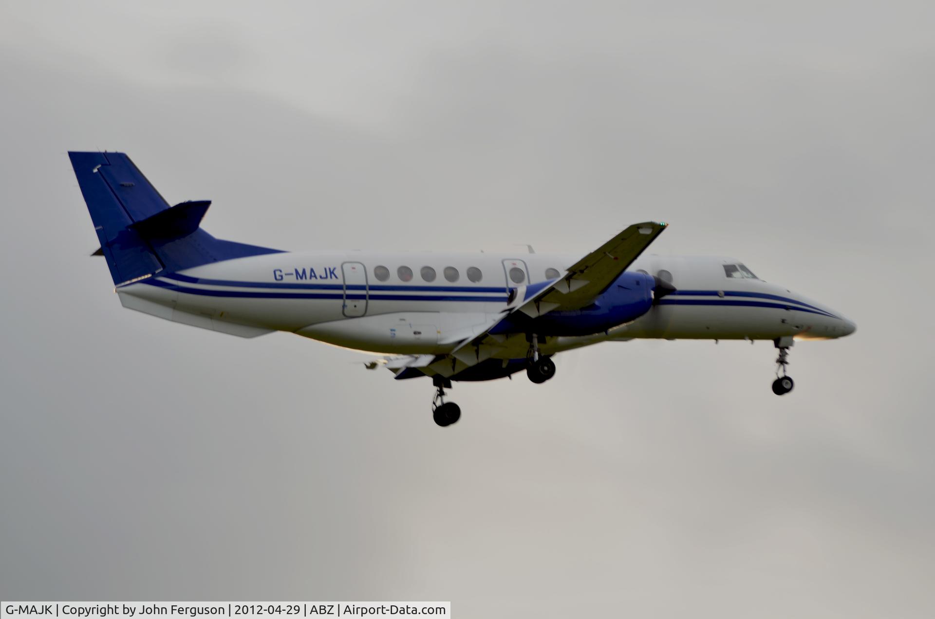 G-MAJK, 1995 British Aerospace Jetstream 41 C/N 41070, Arriving Aberdeen  29/04/2012