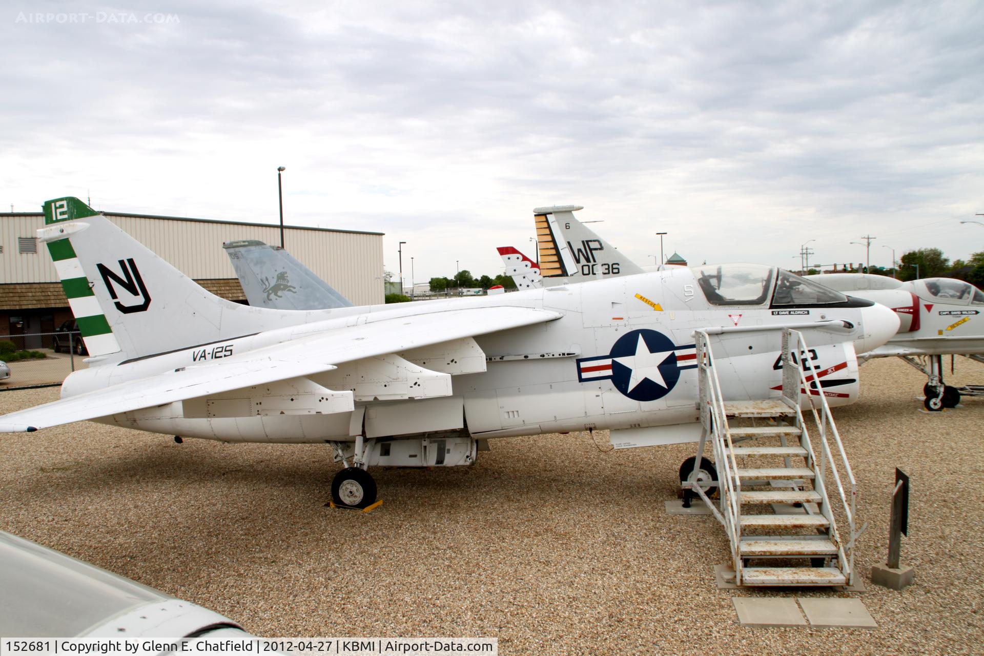 152681, LTV A-7A Corsair II C/N A-038, At the Prairie Aviation Museum