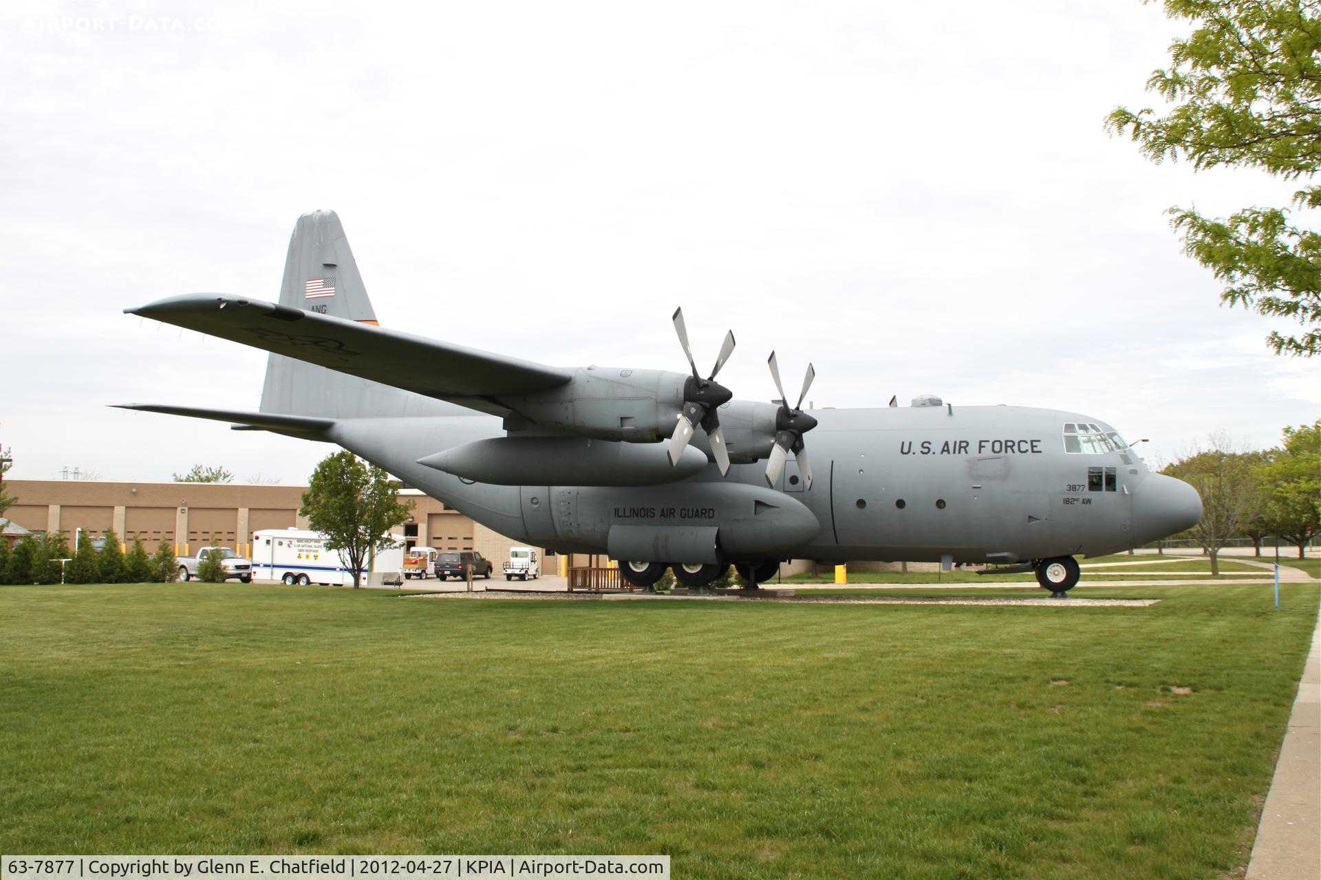 63-7877, 1963 Lockheed C-130E Hercules C/N 382-3948, At the Air Park