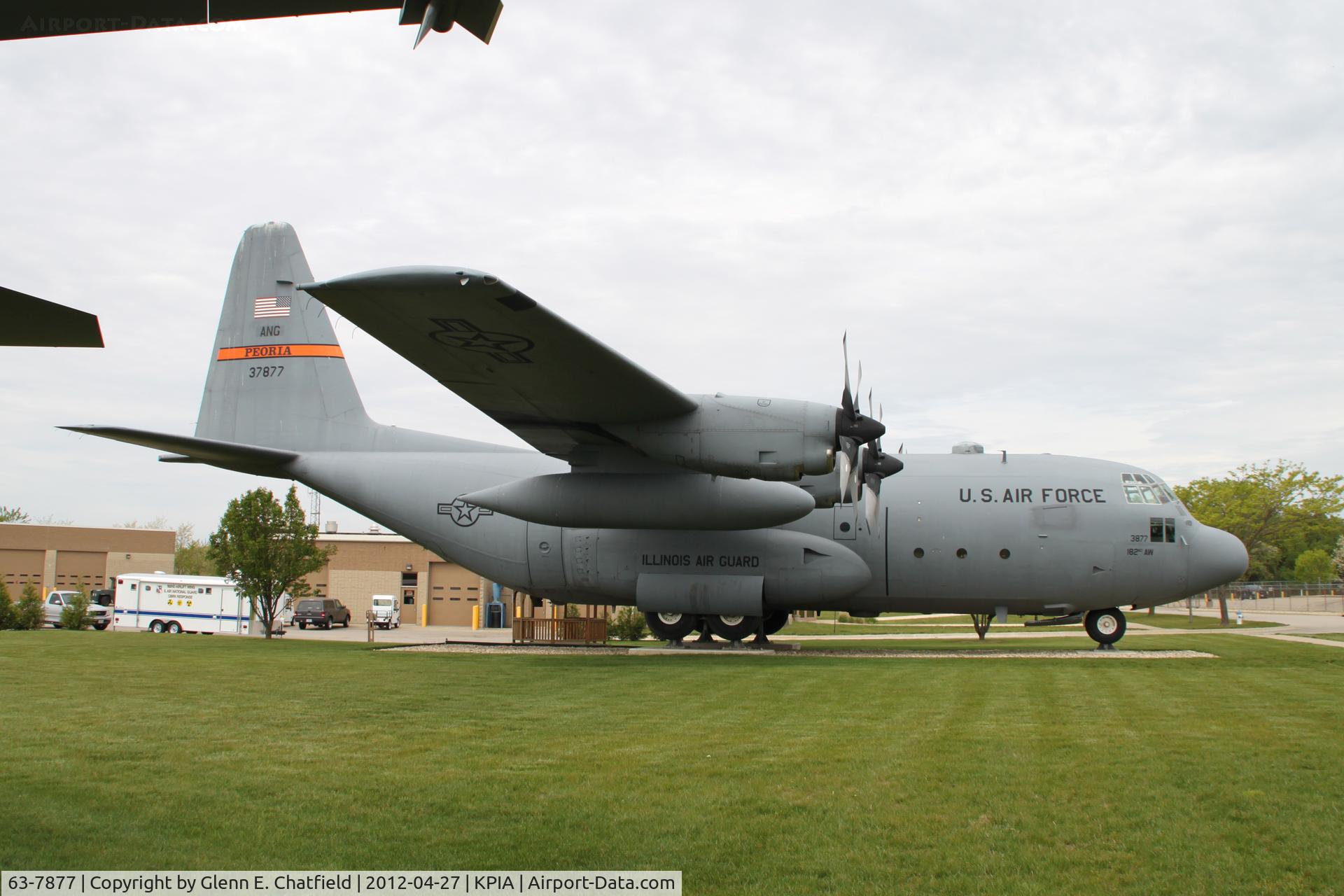 63-7877, 1963 Lockheed C-130E Hercules C/N 382-3948, At the Air Park