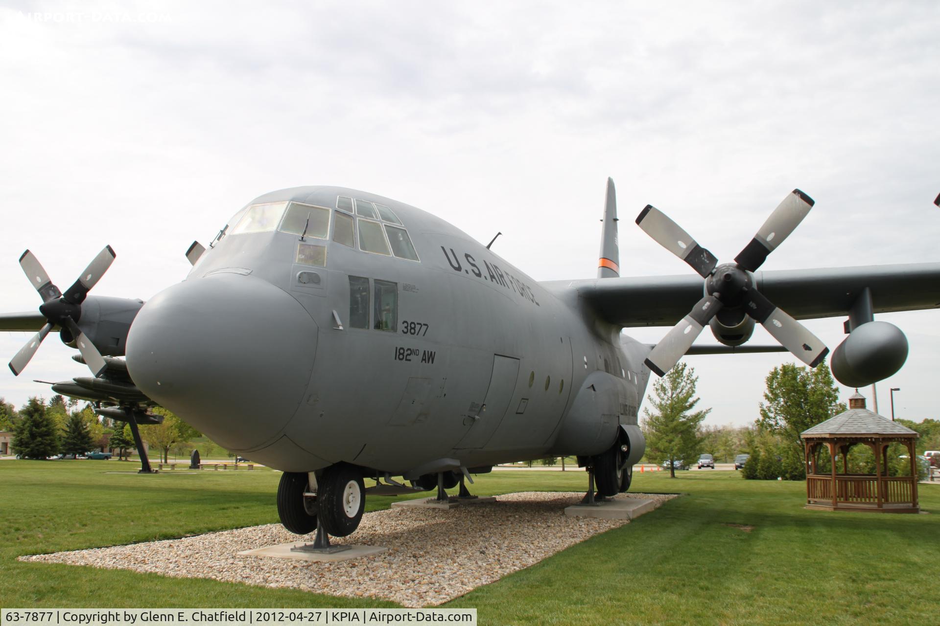 63-7877, 1963 Lockheed C-130E Hercules C/N 382-3948, At the Air Park
