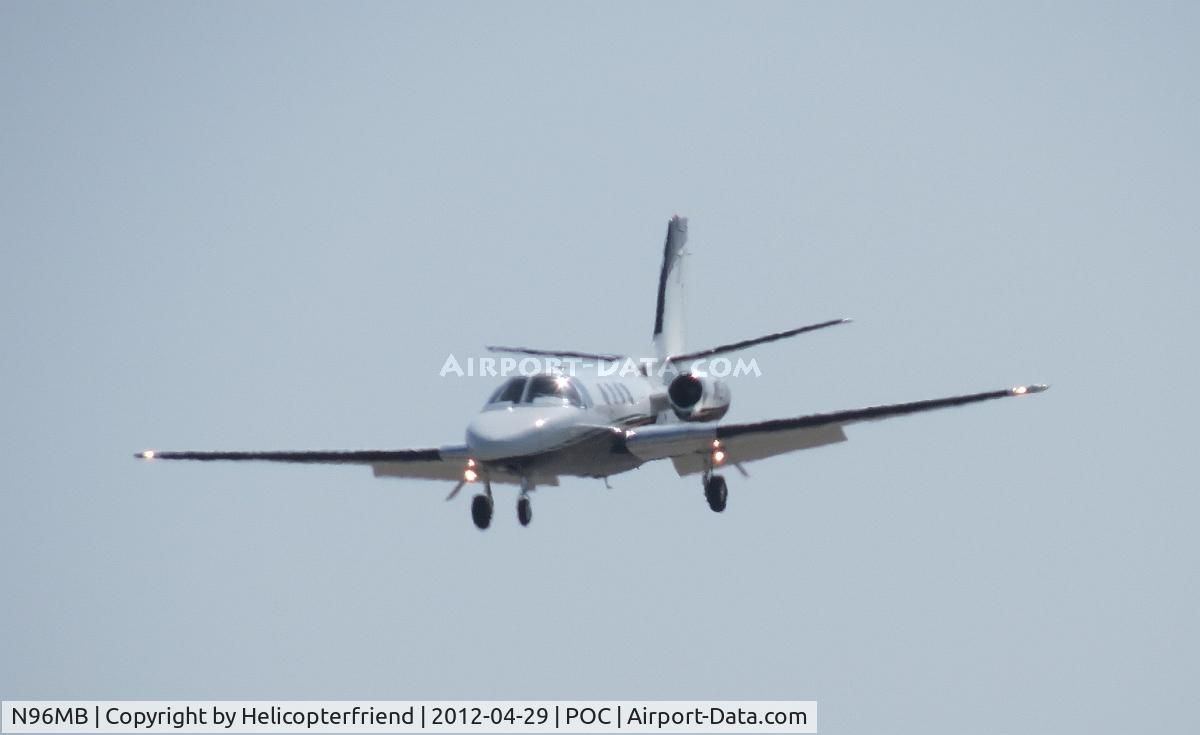 N96MB, 1980 Cessna 501 Citation I/SP C/N 5010161, 1/2 mile final for 26L