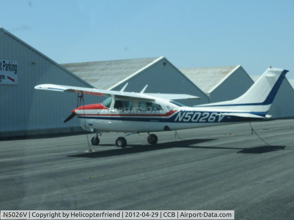 N5026V, 1975 Cessna T210L Turbo Centurion C/N 21060822, Parked in transient parking