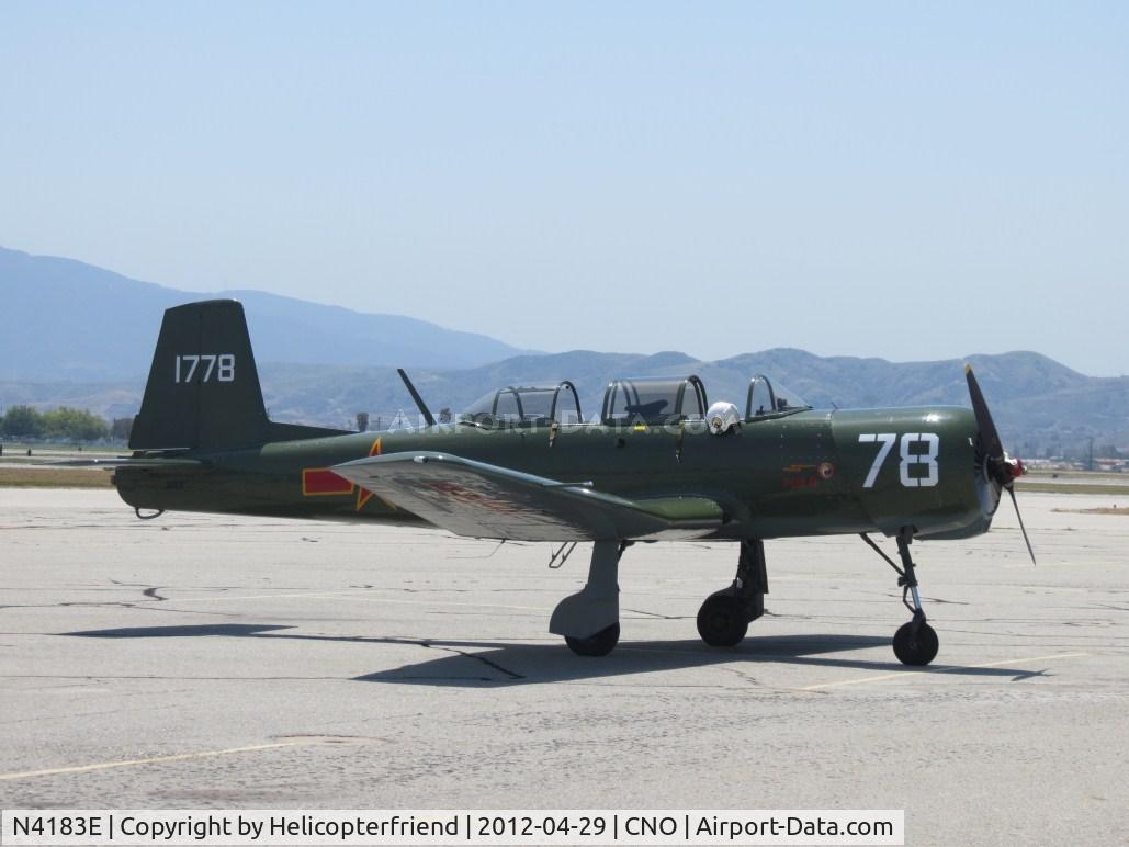 N4183E, 1966 Nanchang CJ-6A C/N 1832039, Parked southeast of the Control Tower