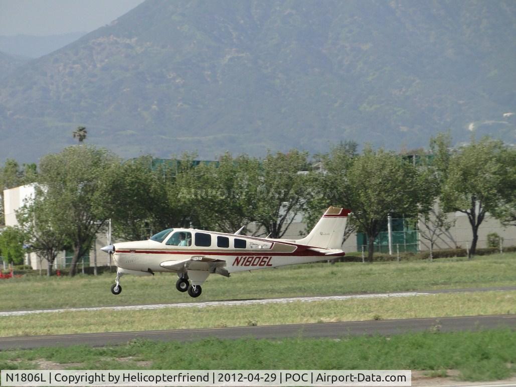 N1806L, 1976 Beech A36 Bonanza 36 C/N E-836, Almost down