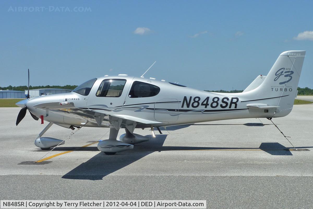 N848SR, 2007 Cirrus SR22 C/N 2836, At Deland Airport, Florida