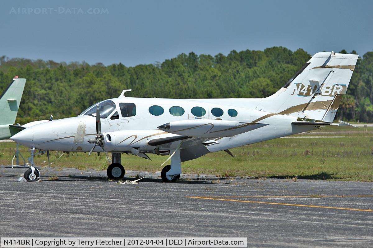 N414BR, 1973 Cessna 414 Chancellor C/N 414-0392, At Deland Airport, Florida