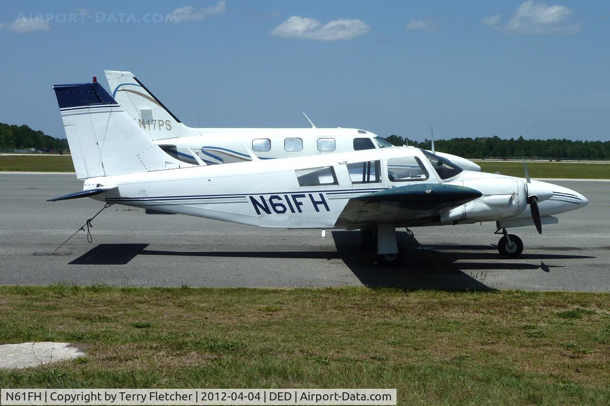 N61FH, 1972 Piper PA-34-200 C/N 34-7250255, At Deland Airport, Florida