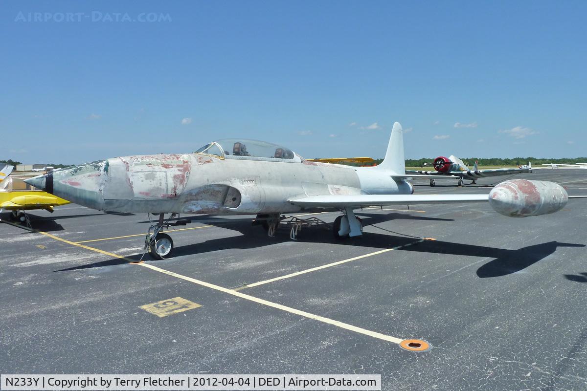N233Y, 1955 Lockheed T-33A Shooting Star C/N 580-6882, At Deland Airport, Florida
