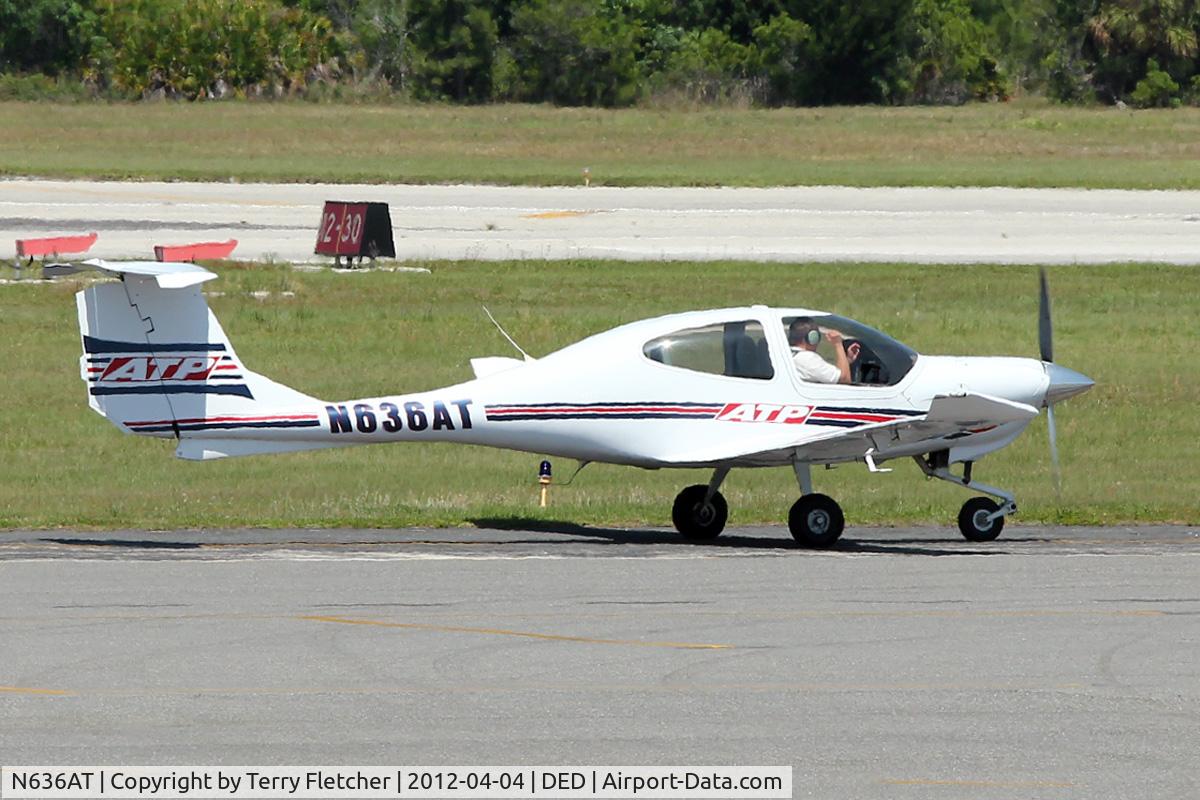 N636AT, 2005 Diamond DA-40 Diamond Star C/N 40.588, At Deland Airport, Florida