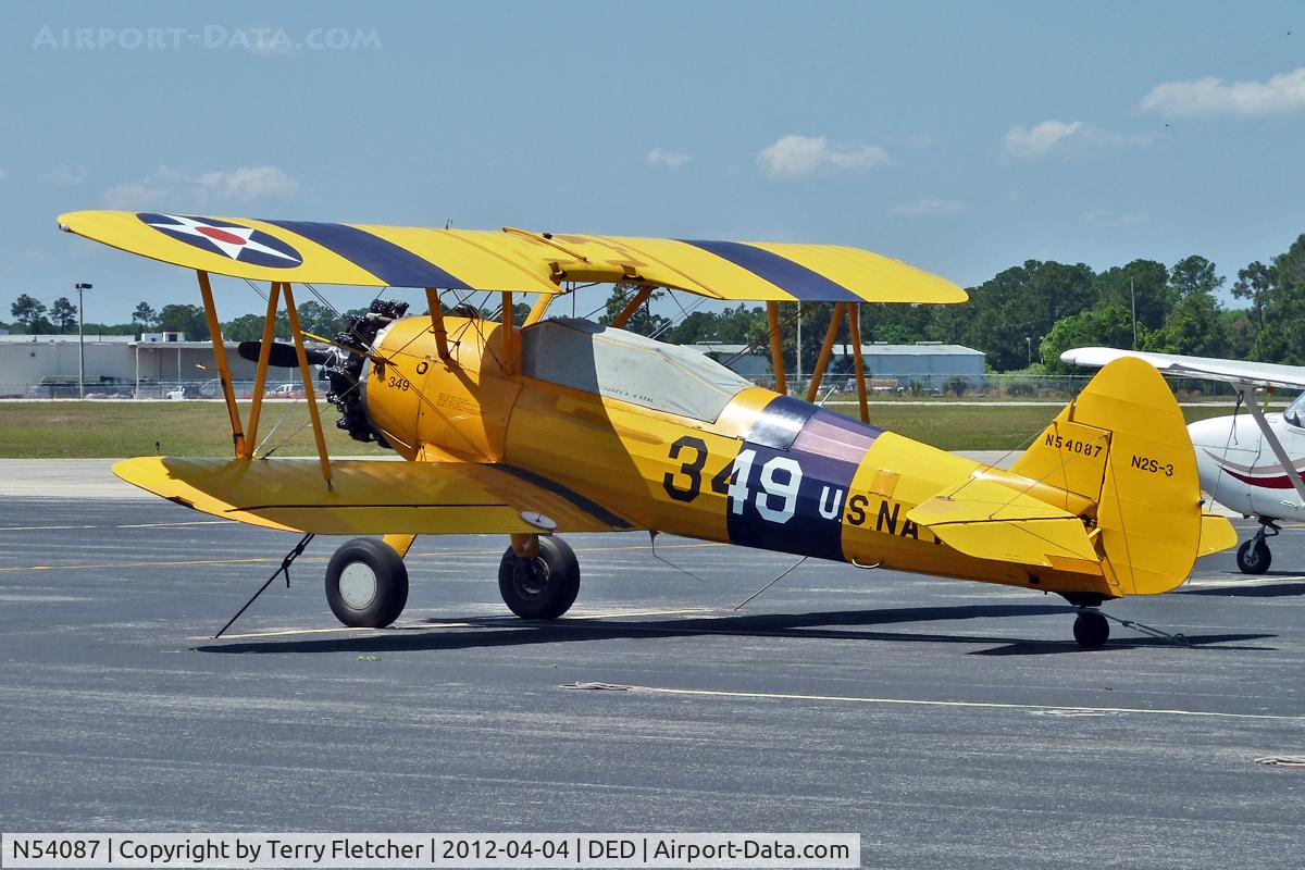 N54087, Boeing E75 C/N 75-1148, At Deland Airport, Florida