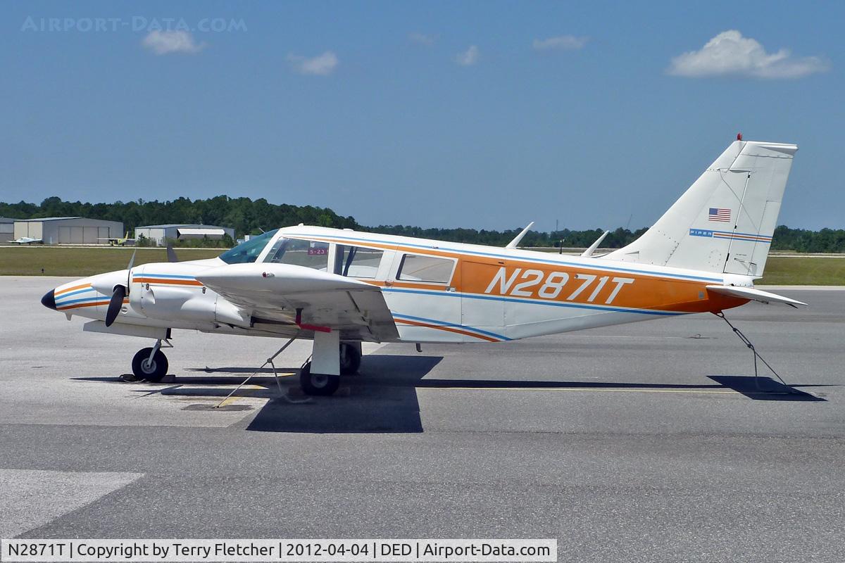 N2871T, 1972 Piper PA-34-200 C/N 34-7250178, At Deland Airport, Florida
