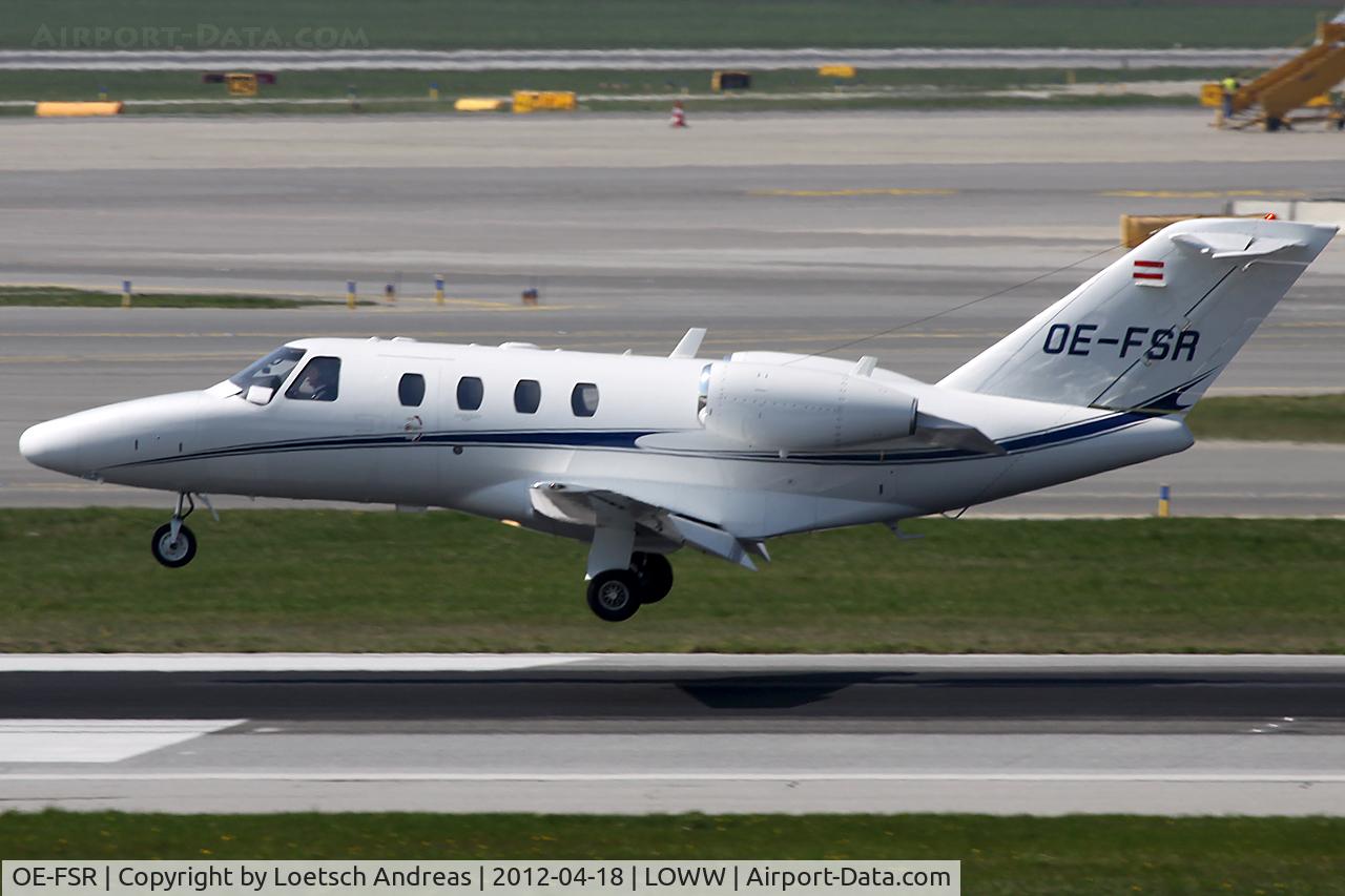 OE-FSR, Cessna 525 CitationJet CJ1+ C/N 525-0635, Austro Control