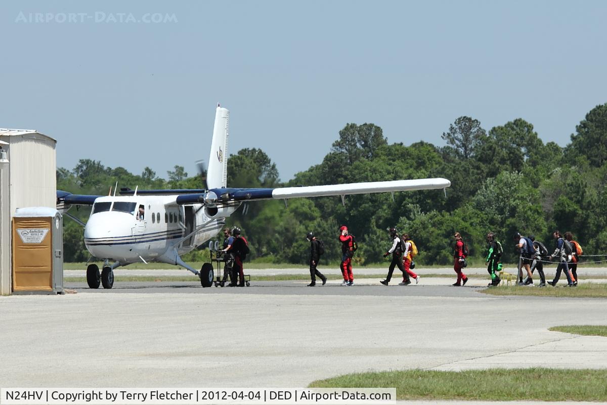 N24HV, 1968 De Havilland Canada DHC-6-100 Twin Otter C/N 109, At Deland Airport, Florida
