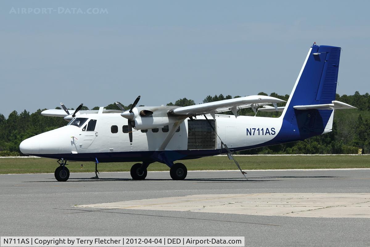 N711AS, 1969 De Havilland Canada DHC-6-200 Twin Otter C/N 202, At Deland Airport, Florida