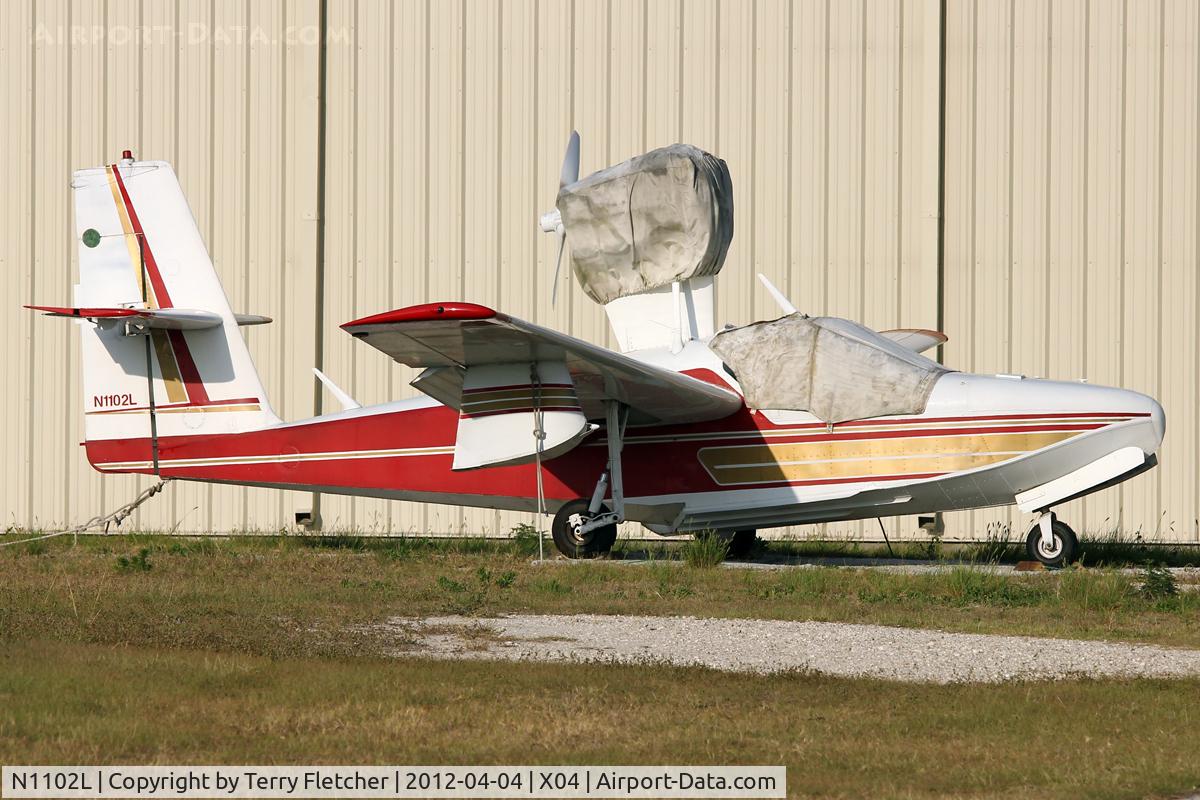 N1102L, 1975 Consolidated Aeronautics Inc. Lake LA-4-200 C/N 693, At Apopka Airport, Florida