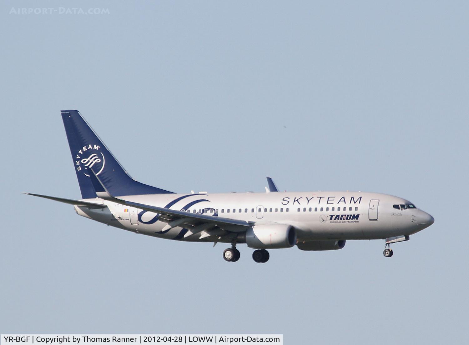 YR-BGF, 2001 Boeing 737-78J C/N 28440, Tarom Boeing 737