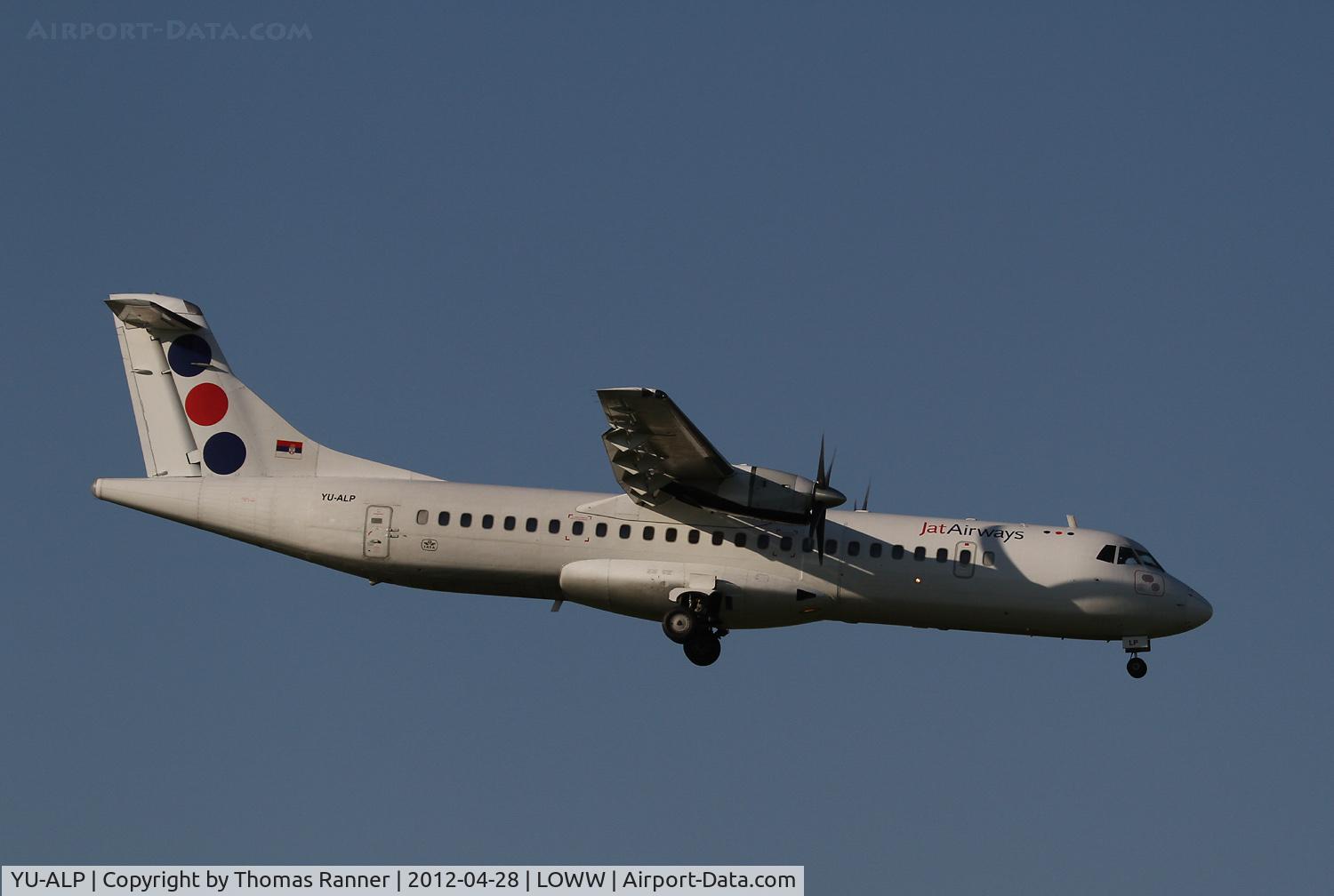 YU-ALP, 1990 ATR 72-202 C/N 189, Jat ATR 72