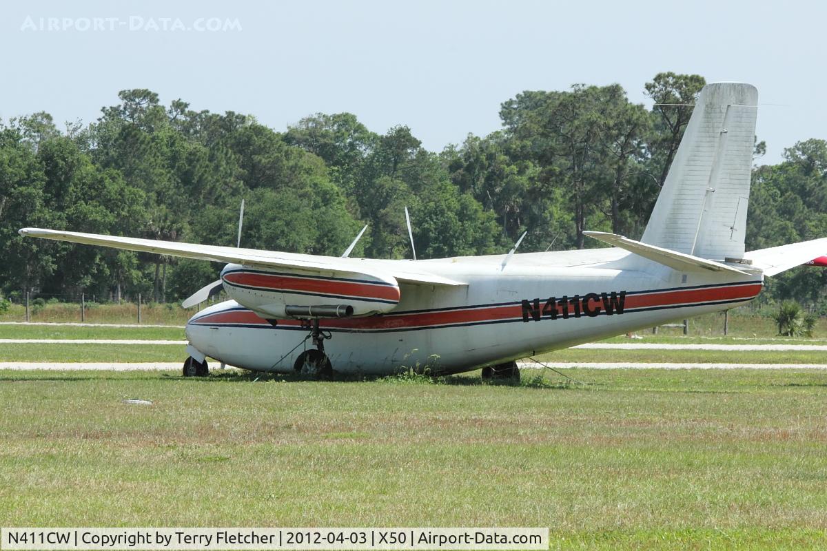 N411CW, 1954 Aero Commander 560 C/N 191, At Massey Ranch Airpark , Florida