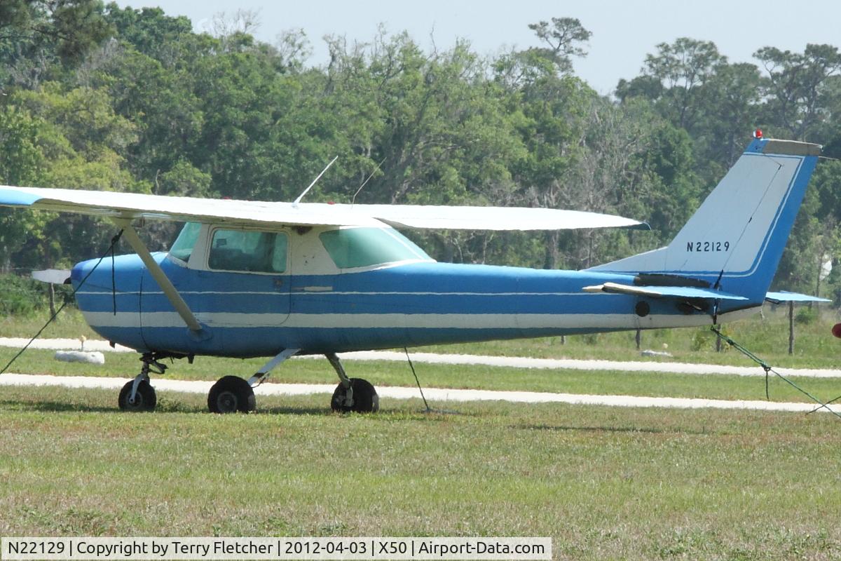 N22129, 1967 Cessna 150H C/N 15068078, At Massey Ranch Airpark , Florida