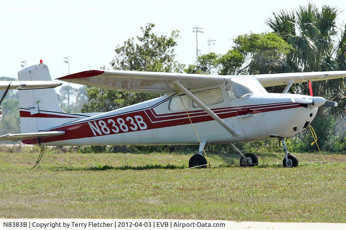 N8383B, 1957 Cessna 172 C/N 36183, At New Smyrna Beach Airport