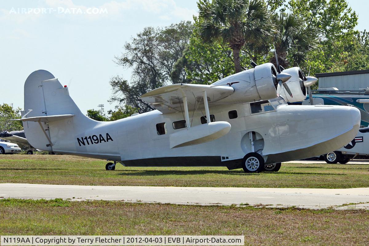 N119AA, 1940 Grumman G-21A Goose C/N 1084, At New Smyrna Beach Airport
