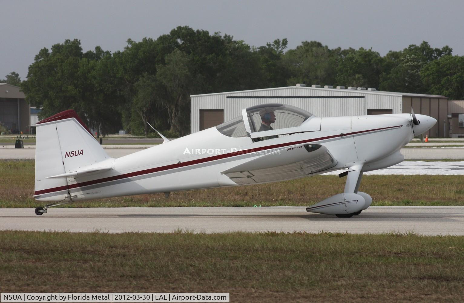 N5UA, 2001 Vans RV-6 C/N 25103, Vans RV-6