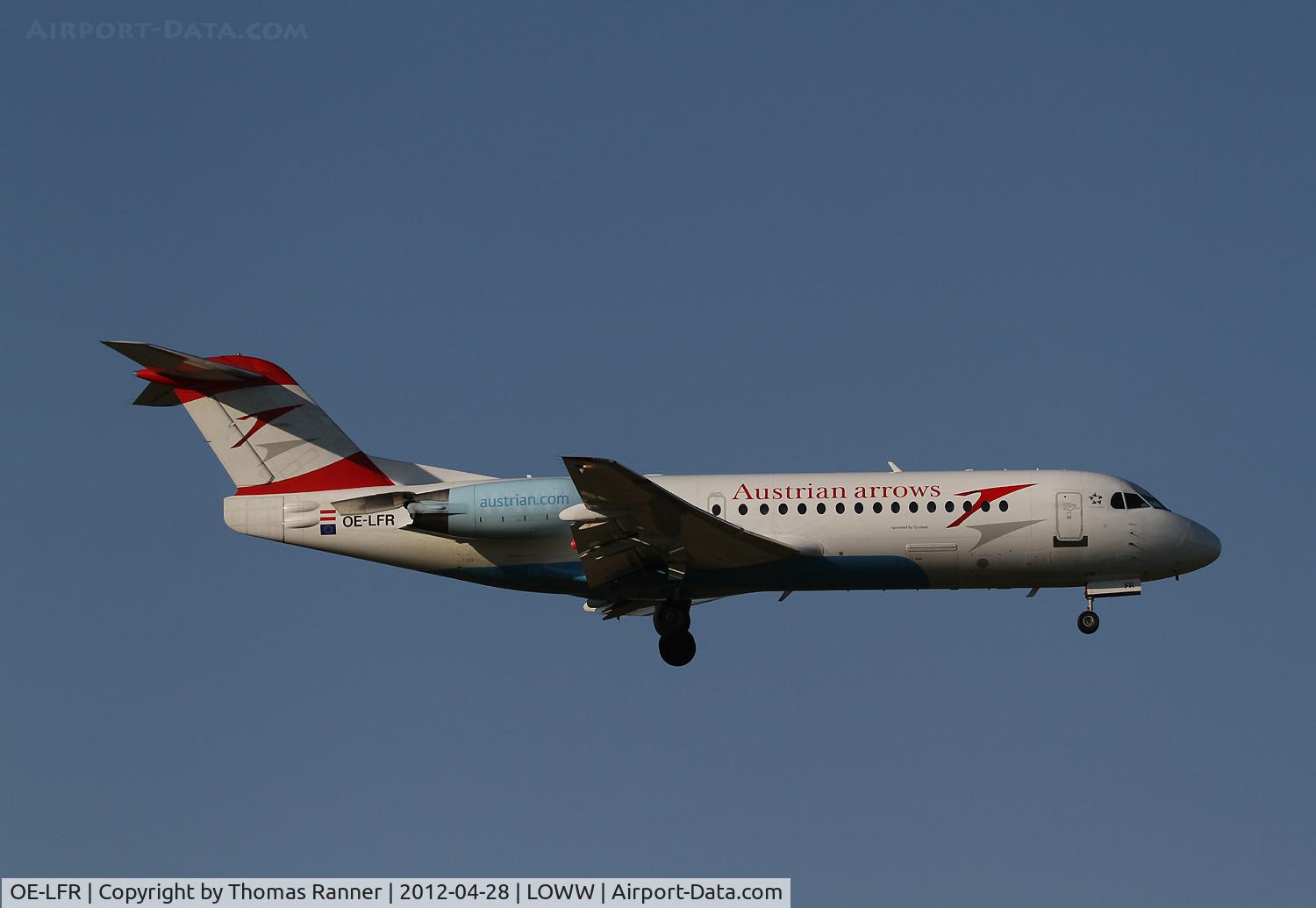 OE-LFR, 1996 Fokker 70 (F-28-0070) C/N 11572, Austrian Arrows Fokker 70