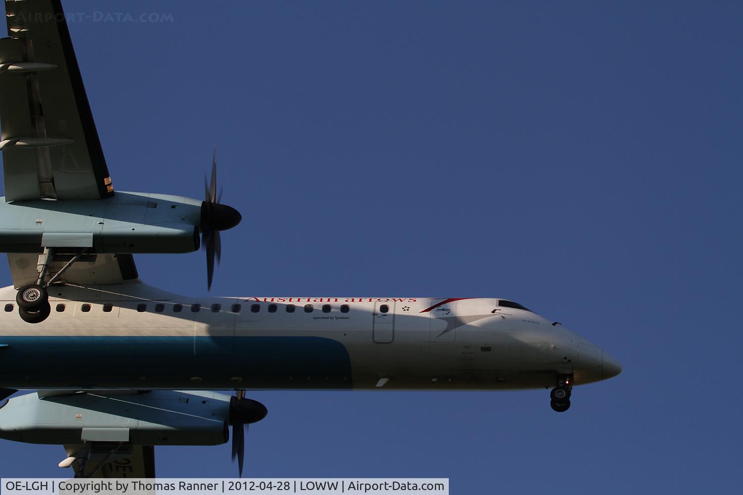 OE-LGH, 2002 De Havilland Canada DHC-8-402Q Dash 8 C/N 4075, Austrian Arrows DHC 8
