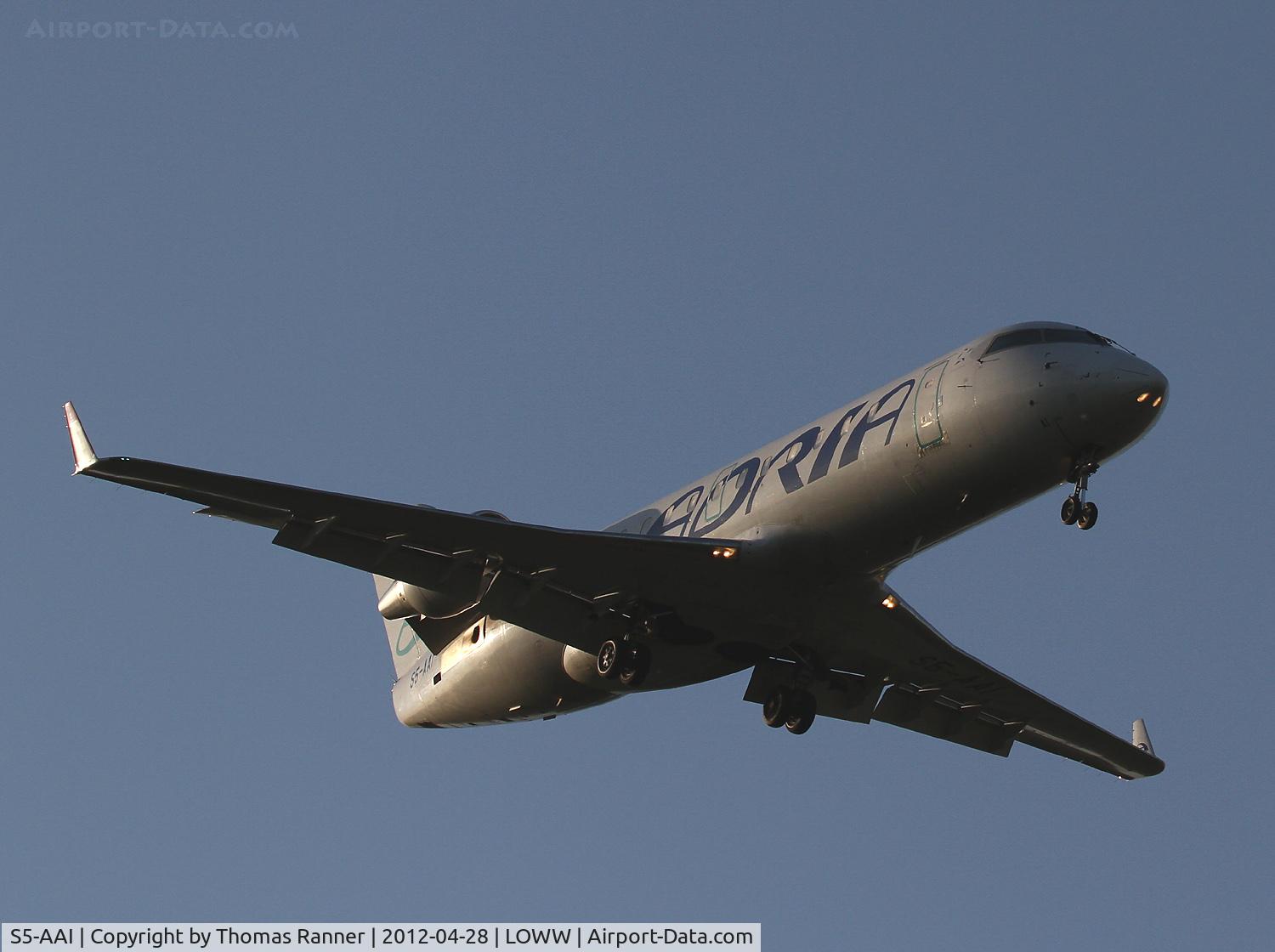 S5-AAI, 1998 Canadair CRJ-200LR (CL-600-2B19) C/N 7248, Adria Airways Canadair CRJ 200