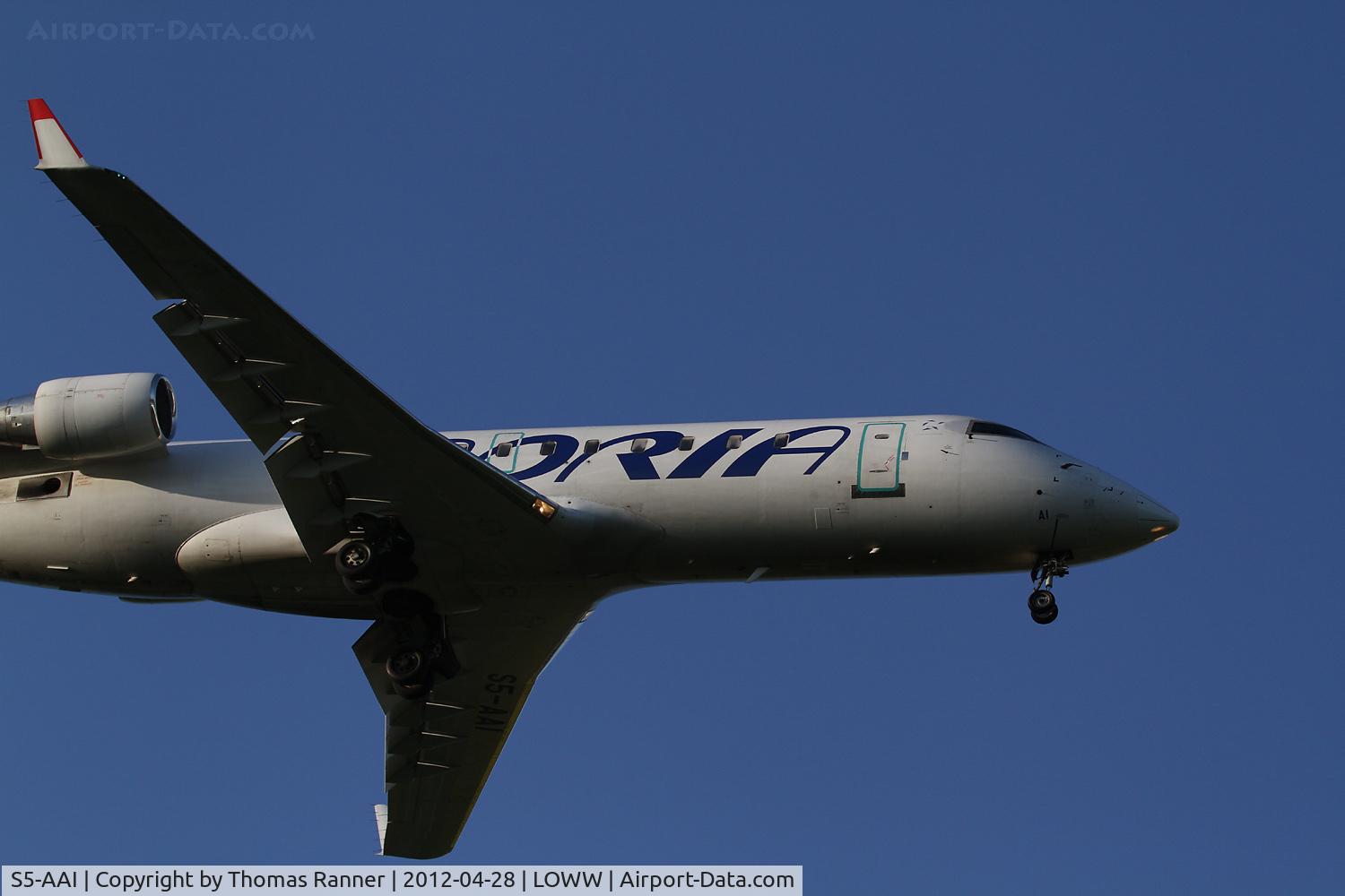 S5-AAI, 1998 Canadair CRJ-200LR (CL-600-2B19) C/N 7248, Adria Airways Canadair CRJ 200
