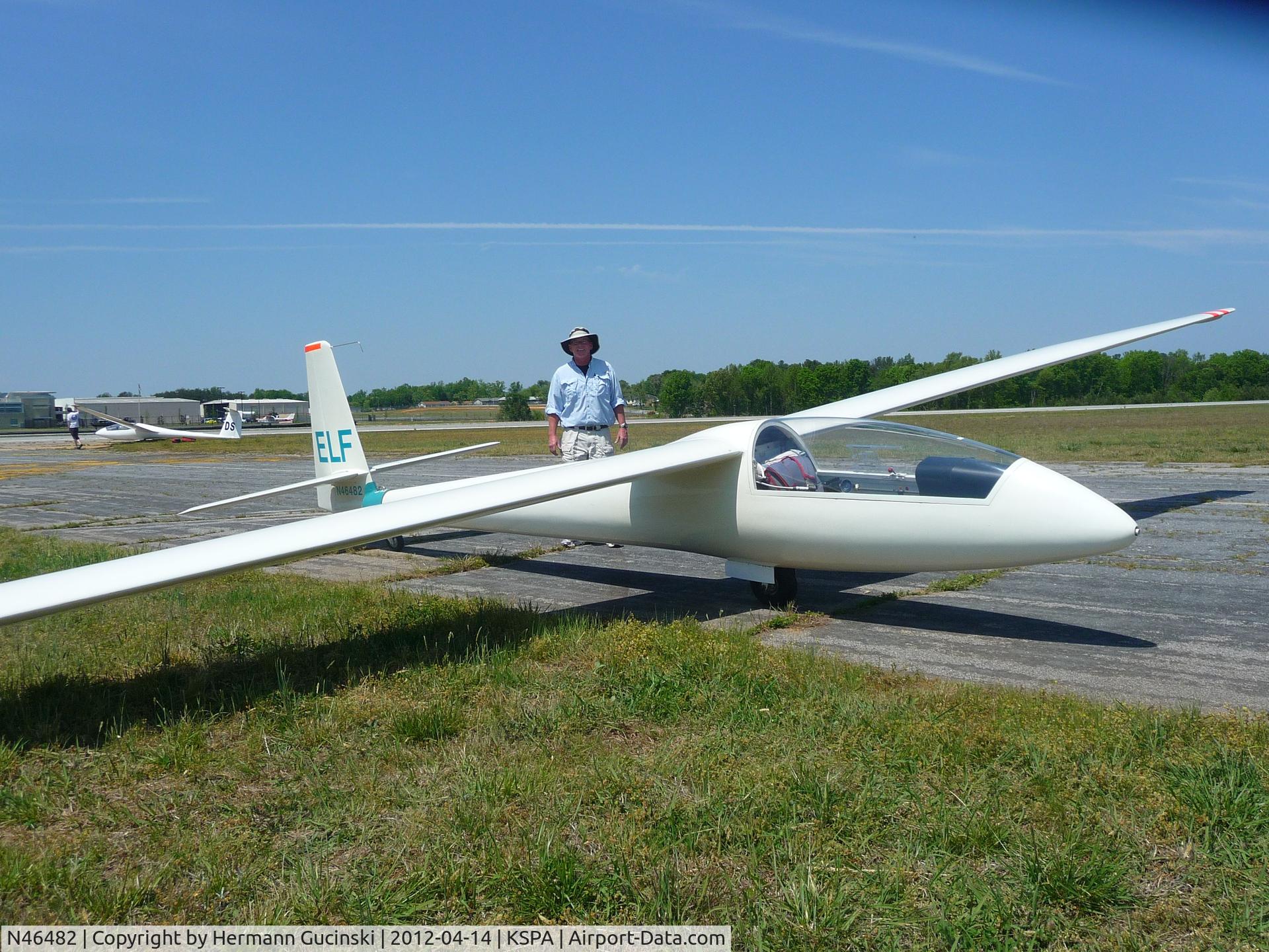 N46482, 1976 Neukom S-4 Elfe C/N 67, This plane is owned by members of the Carolina Soaring Association, Spartanburg, SC