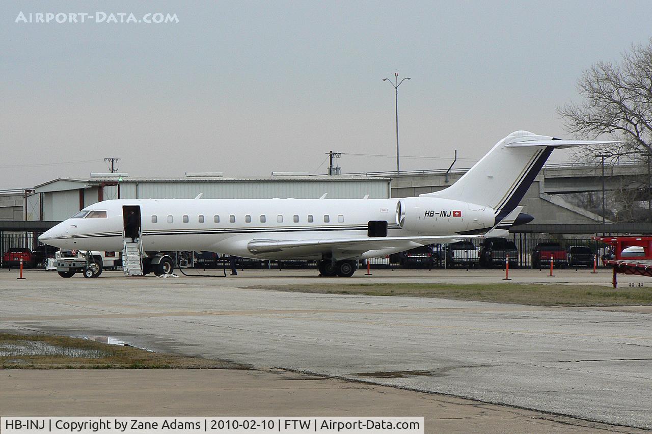 HB-INJ, 2000 Bombardier BD-700-1A10 Global Express C/N 9086, At Meacham Field - Fort Worth, TX