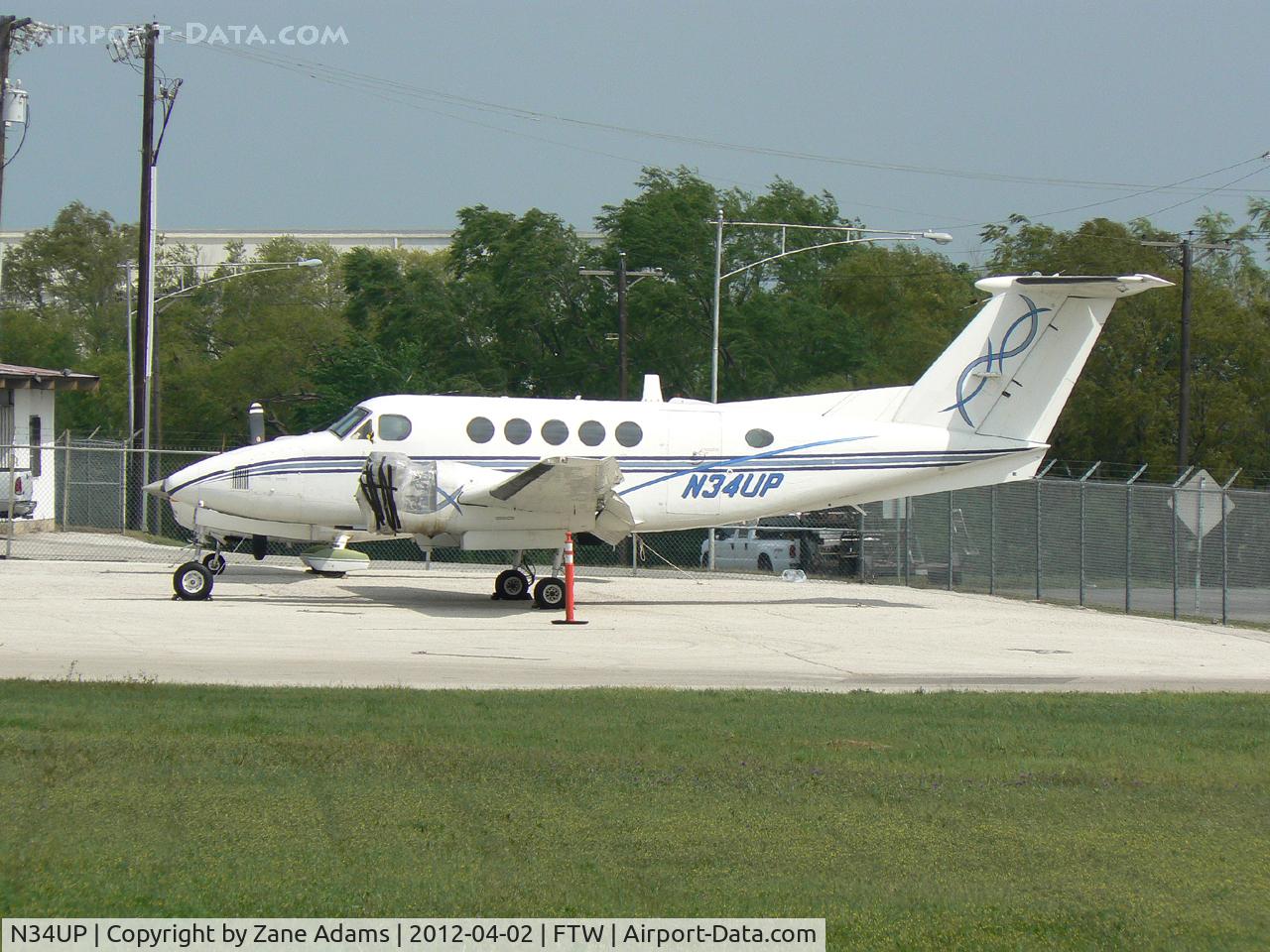 N34UP, 1975 Beech C-12C Huron C/N BC-006, At Meacham Field - Fort Worth, TX